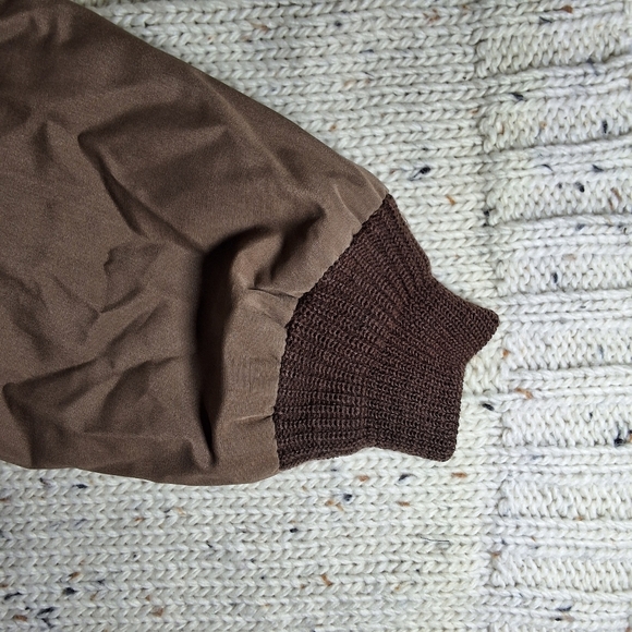 Men's Brown Bomber Jacket - Picture 7 of 11